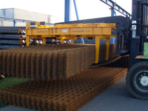 structural steel mesh grab, Reinforcement mesh grab, Mesh lifter, Mesh tong, Mesh Handling Device, Lifting & Handling Equipment, LOAD HANDLING DEVICES