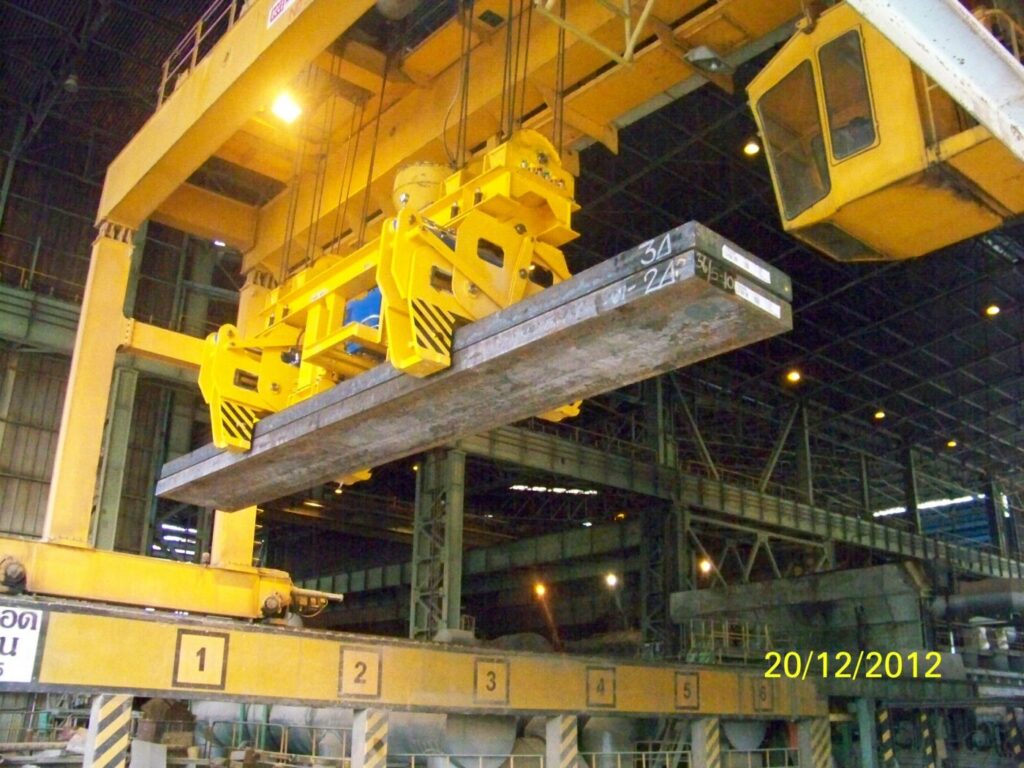 Hydraulic Double Slab Tongs with quadruple reeving
