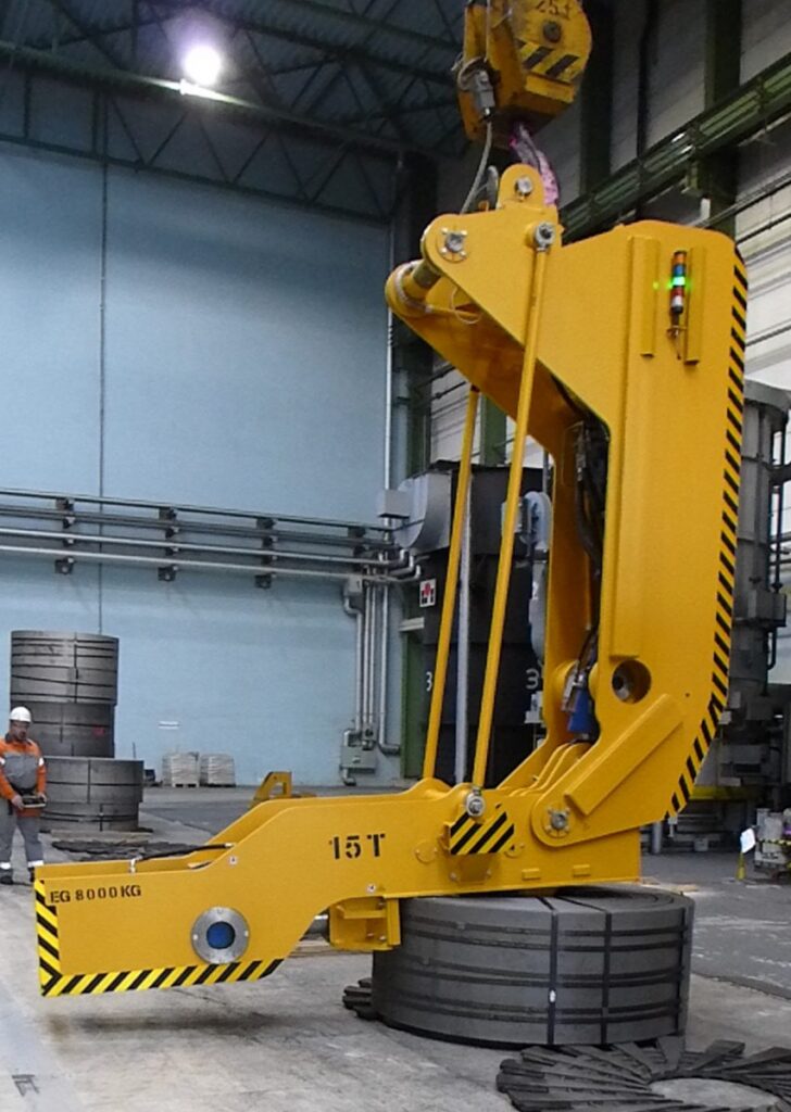 Kipptisch, Wendeeinrichtung, Wendetisch, Platinenwendetisch, Coilwendeinichtung, Rundling-Wendeeinrichtung, Wendegerät, Werkzeugwender, Lastaufnahmemittel